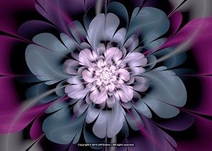 Purple Floractal Bloom